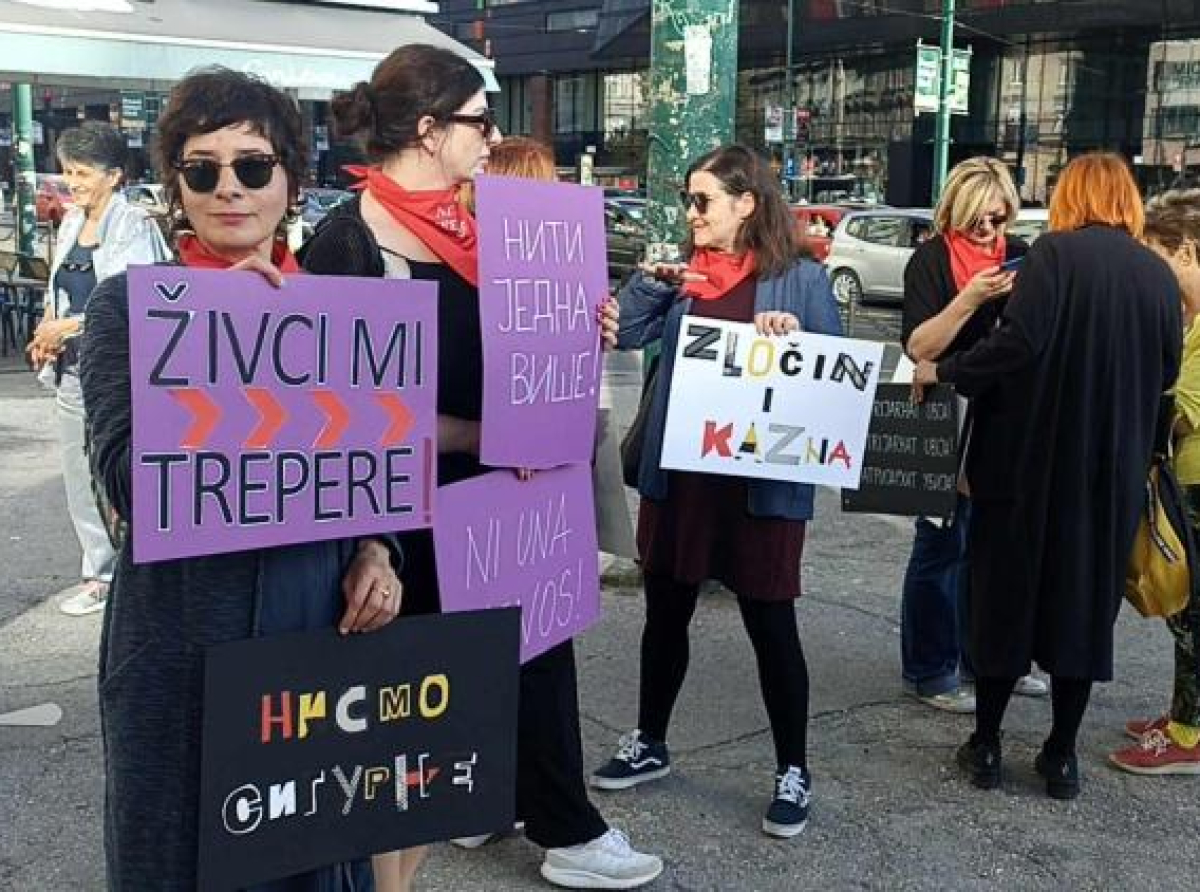NITI JEDNA VIŠE - Protesti protiv femicida u više gradova Bosne i Hercegovine